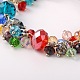 Trendy Faceted Glass Beads Bracelets BJEW-JB01642-06-2