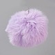 Handmade Faux Rabbit Fur Pom Pom Ball Covered Pendants WOVE-F020-A08-1
