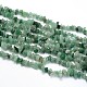 Natürlichen grünen Aventurin Perlen Stränge G-O049-A-04-2