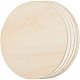 AHANDMAKER Unfinished Round Wood Slices DIY-GA0001-11-1