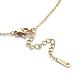 201 colliers pendentifs en acier inoxydable pour femmes NJEW-D055-07G-5