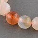Colored Natural Multi-Color Agate Beads Strands G-R177-8mm-11-1