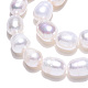 Hebras de perlas de agua dulce cultivadas naturales X-PEAR-L001-C-03-4