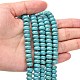 Chapelets de perles en turquoise synthétique TURQ-G109-8x5mm-06-4