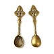 Vintage Look Tibetan Alloy Antique Bronze Plated Exotic Spoon Large Pendants X-MLF10691Y-NF-1