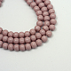 Chapelets de perles en verre peintes DGLA-S071-8mm-B24-1