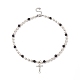 Alloy Crucifix Cross Pendant Necklace NJEW-TA00058-1