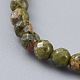 Natural & Synthetic Gemstone Beads Stretch Bracelets BJEW-JB04676-4
