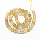 Chapelets de perles en quartz de rutile naturel G-S263-10mm-01-2