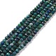 Brins de perles naturelles de chrysocolle et de lapis-lazuli G-D463-08B-1