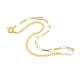 Natürliche Barockperle Keshi Perle Anhänger Halsketten NJEW-JN03014-2