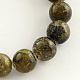 Round Natural Labradorite Gemstone Beads Strands G-R268-12mm-1