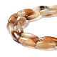 Natural Banded Agate Beads Strands G-G0001-D01-4