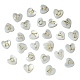 26 pièces 26 styles de perles de coquillage blanc naturel BSHE-CJC0003-01-1