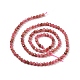 Natural Rhodonite Beads Strands G-C009-A18-3