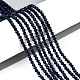 Gefärbte natürliche Saphirperlenstränge&nbsp;G-T143-05-1