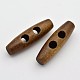2-Hole Rice Wooden Toggle Buttons BUTT-D043-03-1