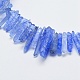 Abalorios de cristal de cuarzo natural de hebras G-G748-01-4