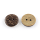 2 -hole boutons de noix de coco plats et ronds X-BUTT-R035-004-2