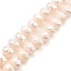 Fili di perle di vetro lastra di colore ab EGLA-P051-02A-B01-2