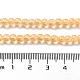 Chapelets de perles en verre transparent drawbench GLAD-Q012-4mm-08-3