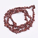 Chapelets de perles en jaspe rouge naturel G-R192-20-2