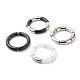 Ensemble de bracelets extensibles de perles de tube incurvées épaisses pour fille femmes BJEW-JB06947-1