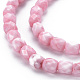 Cuisson opaque de perles de verre peintes EGLA-N006-008-A02-3