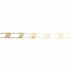 ポリエステルファンシーヤーン  セグメント染め  歯ブラシ ブークレ フラッグ 編み糸  ゴールド  8x0.4mm X-YCOR-H001-03-3