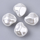 Perles d'imitation perles en plastique ABS X-OACR-T022-02A-1