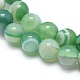 Chapelets de perles en agate à rayures naturelles/agates à bandes G-I254-03A-04-3