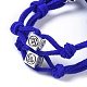 Eco-Friendly Faux Suede Cord Wrap Bracelets BJEW-JB04369-05-2