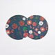 Boîtes de bonbons d'oreiller en papier à motif de fleurs CON-G008-C15-2