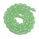 Galvanisierte imitatorische Jade Glasperlen Stränge&nbsp;X-EGLA-N013-J6mm-D04-2