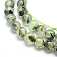 Chapelets de perles en préhnite naturelle G-K224-03-4mm-3