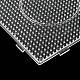 Plaques en plastique carrés de abc utilisés pour les perles à repasser 5x5mm diy DIY-YW0008-16-3
