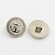 1-Hole Plating Acrylic Shank Buttons BUTT-D002-01-2
