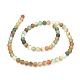 Natural Peacock Agate Beads Strands G-D0005-25-6mm-2