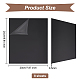Olycraft 10 лист черный лист АБС-пластика 8x10-дюймовые пластины из АБС-пластика толщиной 0.5 мм DIY-WH0399-36B-2