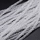 Faceted Rondelle Glass Beads Strands GLAA-M029-3mm-M-2