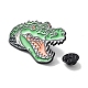 Broche en émail en alliage de crocodile JEWB-C029-11-3