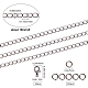 SUNNYCLUE DIY Twisted Chain Jewelry Making Kits DIY-SC0014-53B-A-2