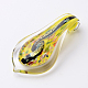 Box-packed Handmade Dichroic Glass Big Pendants DICH-X047-02-2