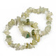 Bracelets extensibles en perles de jade naturel à puce unisexe BJEW-S143-50-1