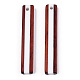 Opaque Resin & Wood Pendants RESI-N039-06A-2