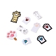 Mega Pet 20Pcs 10 Style Computerized Embroidery Cloth Self Adhesive Patches DIY-MP0001-06-2