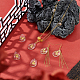 Pandahall elite 48pcs 12 pendentifs en verre de style GLAA-PH00001-98-2