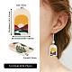 Biyun 23pcs 23 pendentifs acryliques de style KY-BY0001-01-3