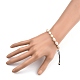 Set di braccialetti di perline intrecciate con filo di nylon regolabile BJEW-JB05382-13