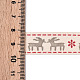 片面プリントのコットンリボン  クリスマスパーティーの装飾  ゲインボロ  トナカイの模様  5/8インチ（16.5mm）  約2.00ヤード（1.82m）/ロール SRIB-T009-01A-4